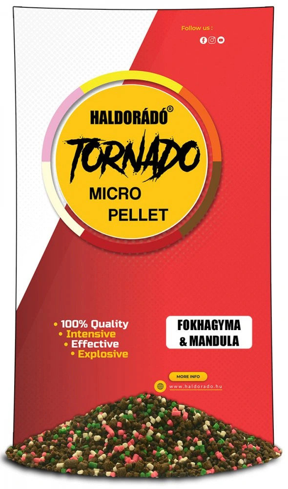 Haldorádó Pelety Tornado Micro Pellets 400 g 2 mm Cesnak-Mandle
