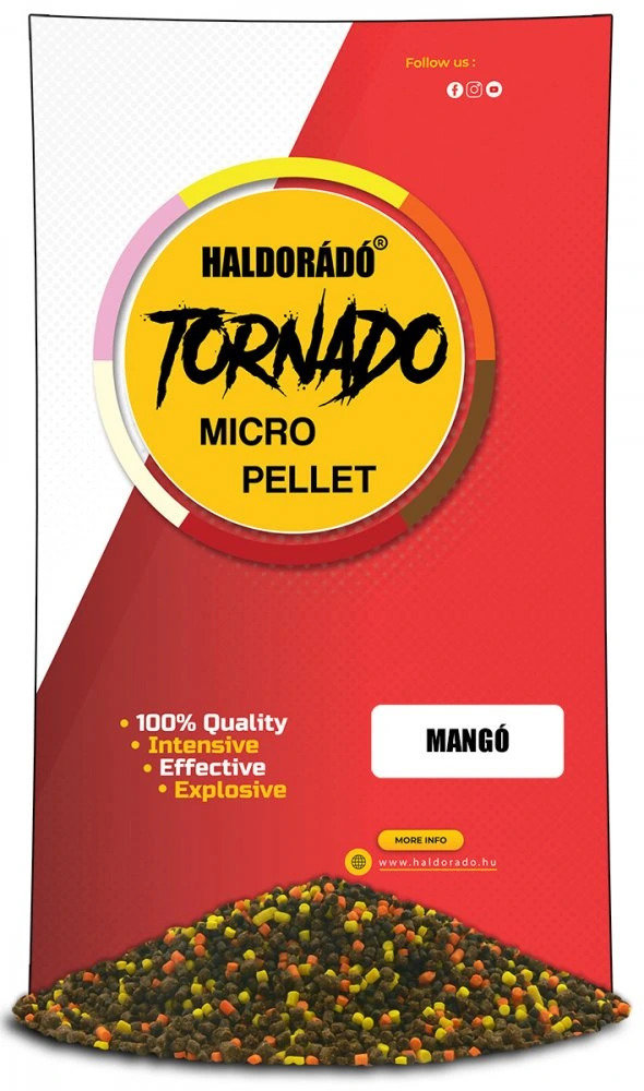 Haldorádó Pelety Tornado Micro Pellets 400 g 2 mm Mango