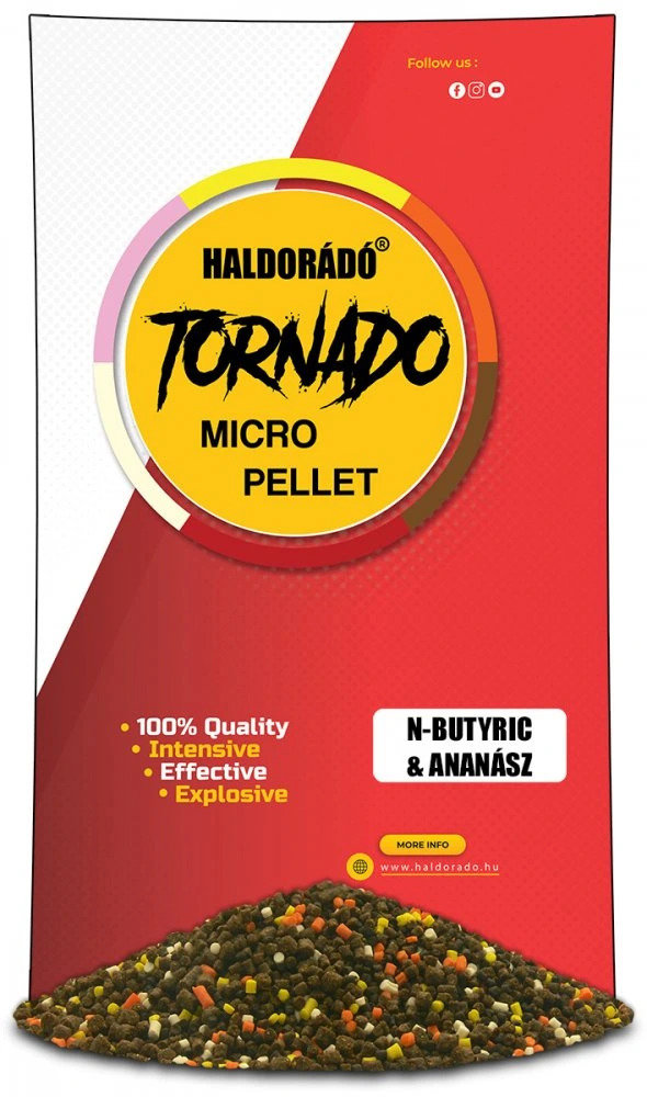 Haldorádó Pelety Tornado Micro Pellets 400 g 2 mm N-Butyric Ananás