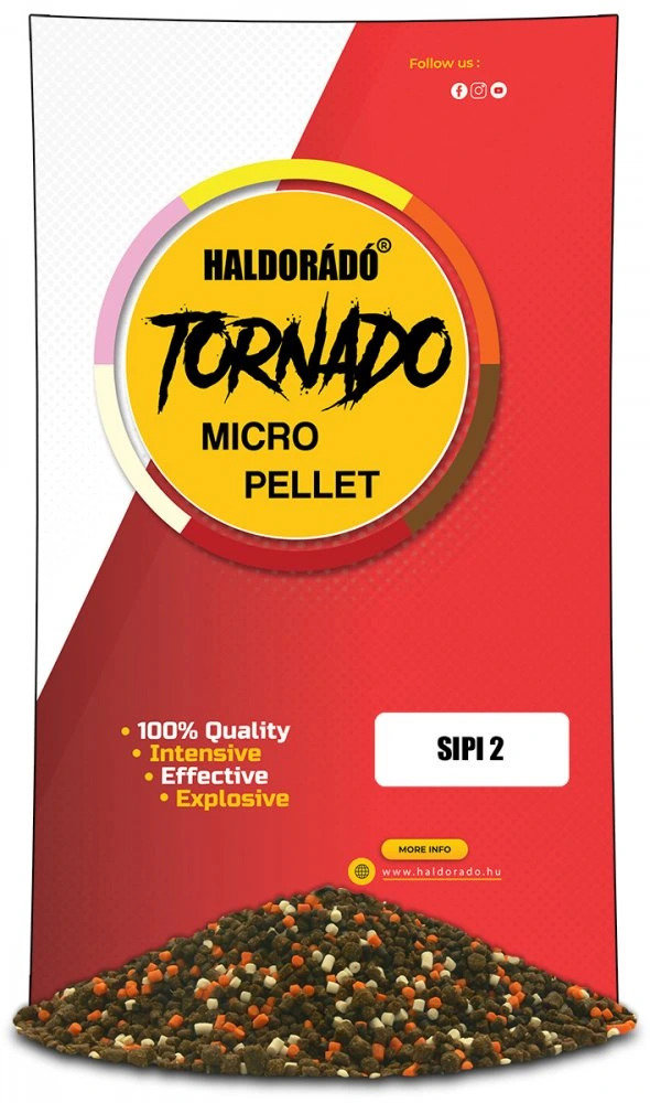 Haldorádó Pelety Tornado Micro Pellets 400 g 2 mm Sipi2 Pomaranč-Škorica