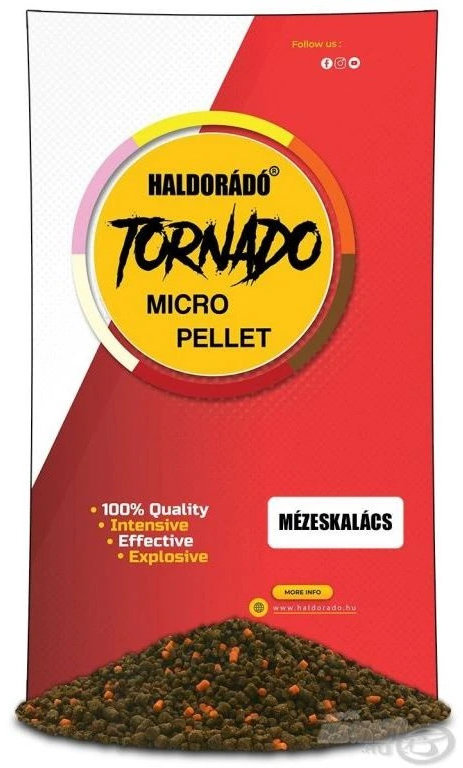 Haldorádó Pelety Tornado Micro Pellets 400 g 2 mm Medovník