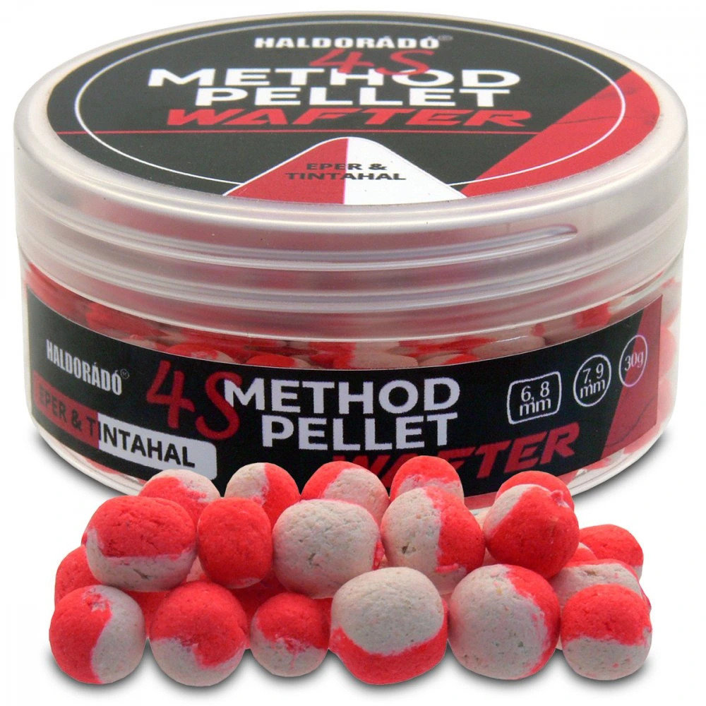 Haldorádó Pelety 4S Method Pellet Wafters 30 g 6 + 8 mm/7 + 9 mm Jahoda-Kalmáre