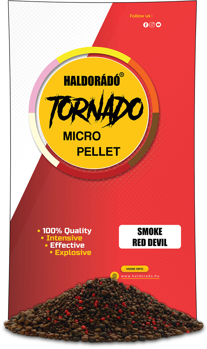 Haldorádó Pelety Tornado Smoke Micro Pellet 400 g Red Devil