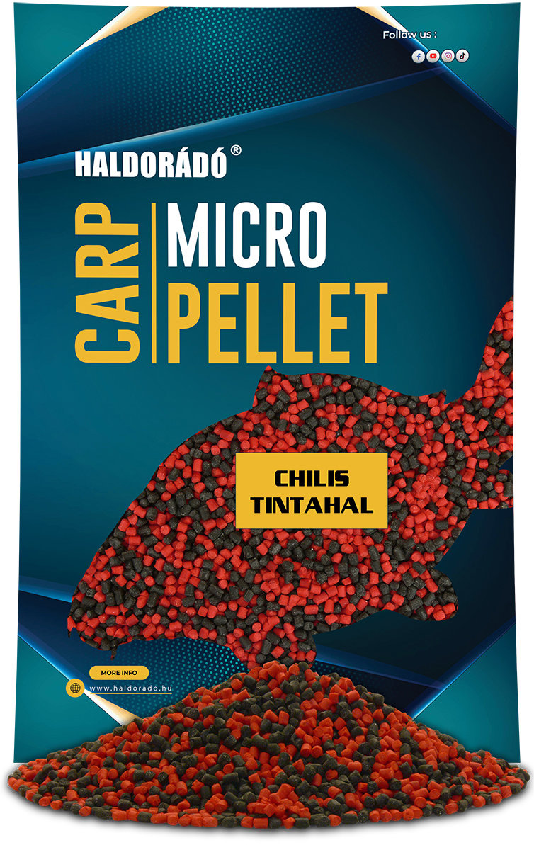 Haldorádó Pelety Carp Micro Pellet 600 g 2,5 mm Chilli chobotnica