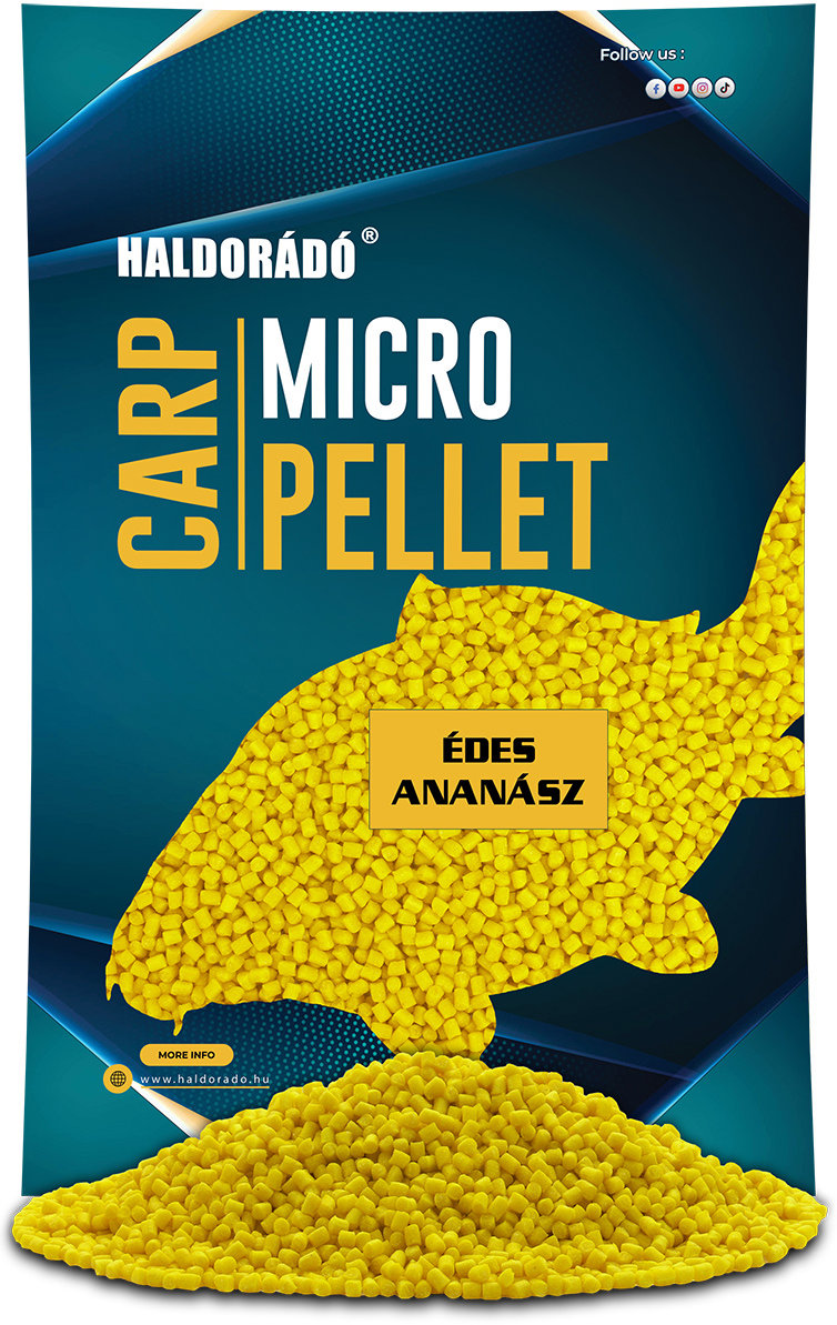 Haldorádó Pelety Carp Micro Pellet 600 g 2,5 mm Sladký ananás