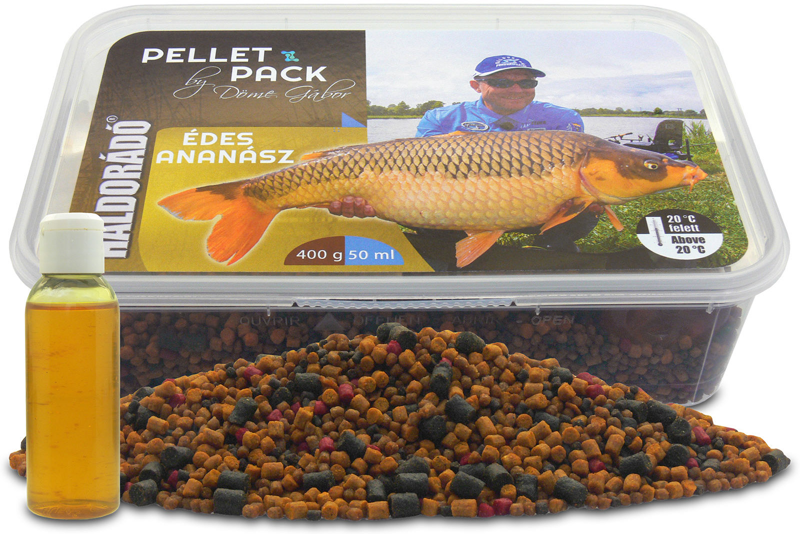 Haldorádó Pelety Pellet Pack By Döme Gábor 400 g Sladký ananás + 50 ml aróma