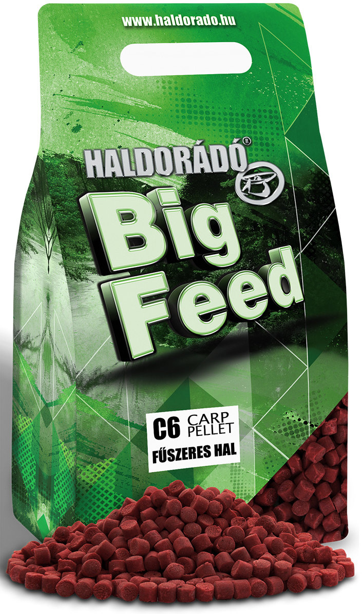 Haldorádó Pelety Big Feed C6 Pellet 2 kg 6 mm Pikantná ryba