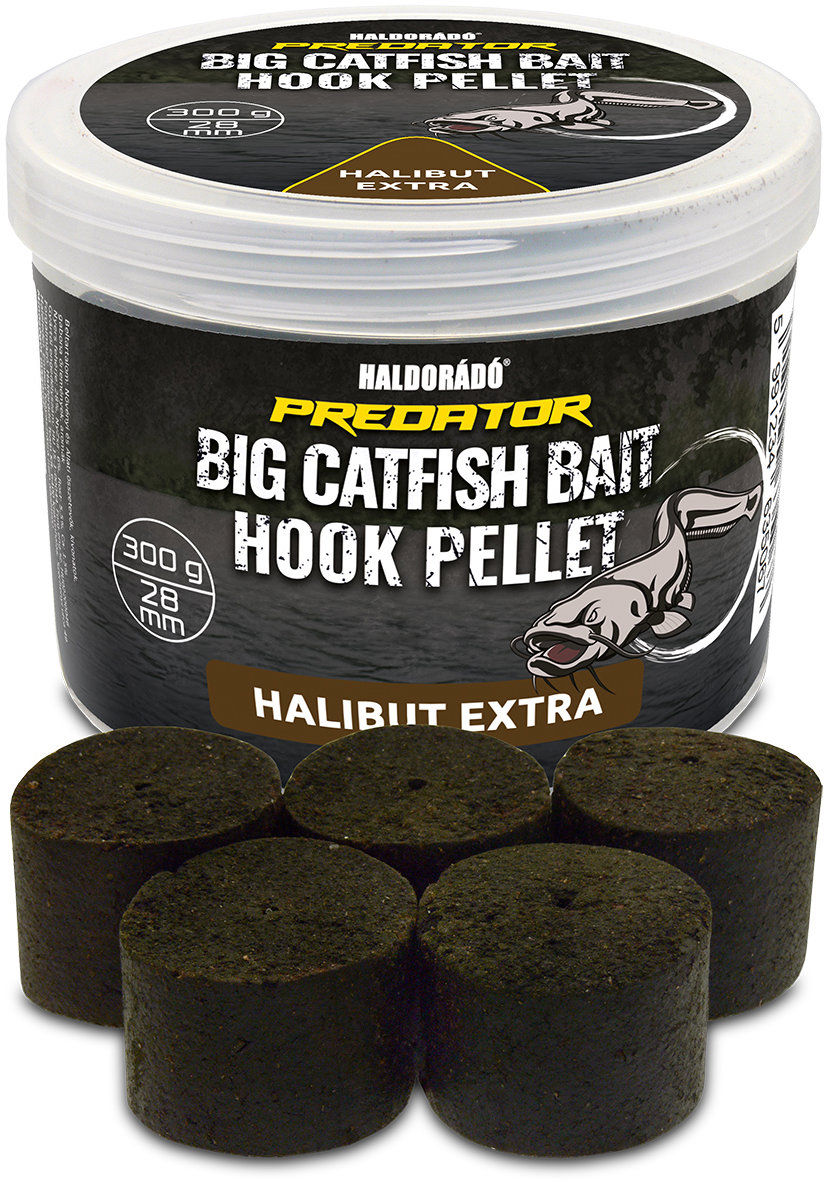 Haldorádó Pelety Catfish Bait Hook Pellet 300 g 28 mm Halibut Extra
