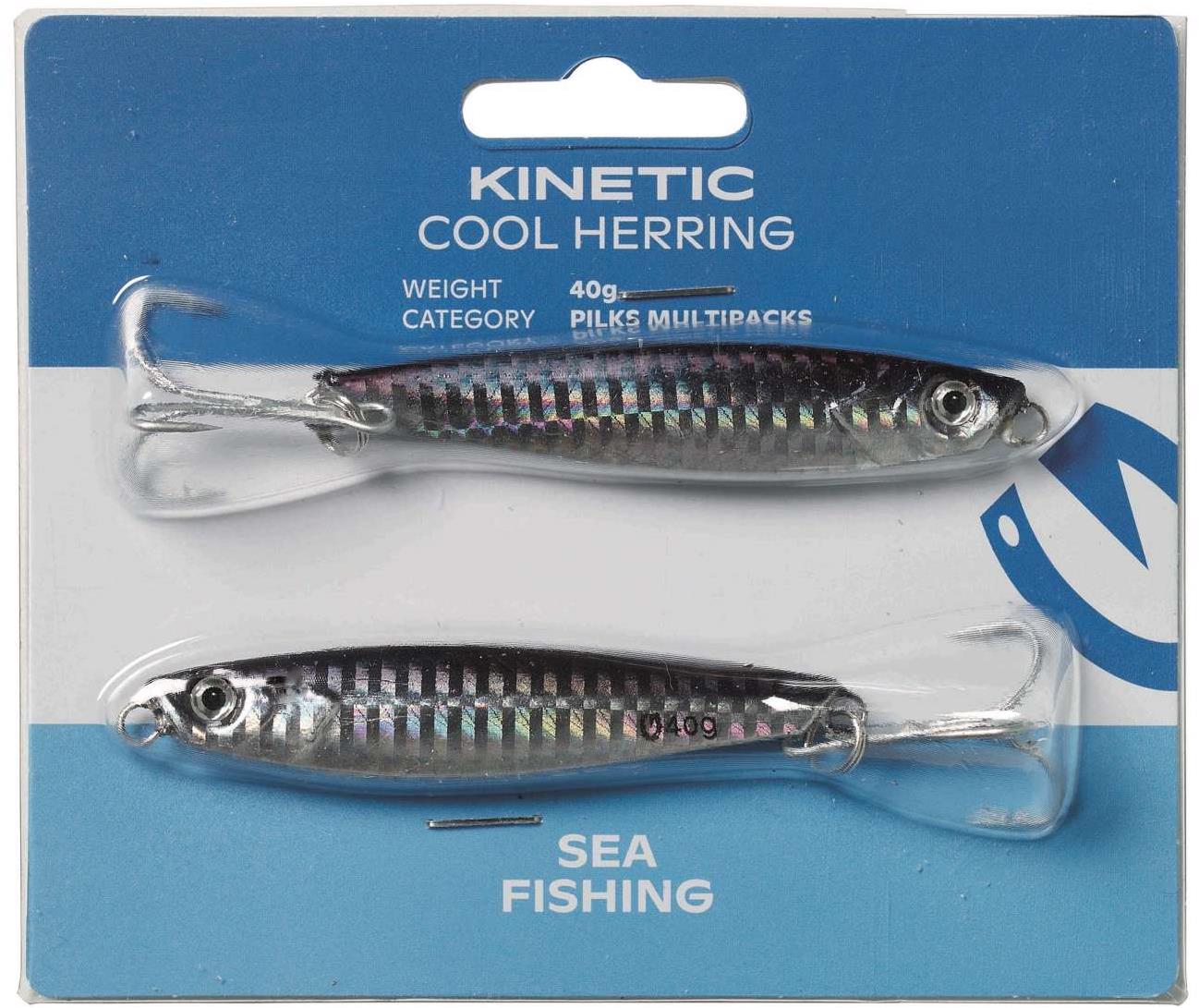 Kinetic Nástraha Cool Herring 60 g Black/Silver 2 ks