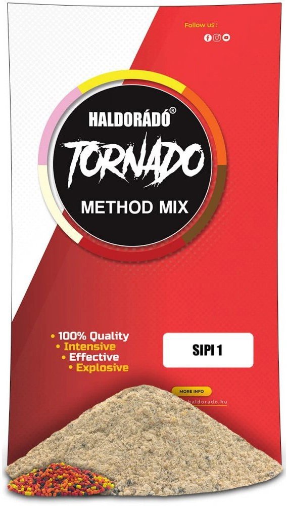 Haldorádó Method Mix Tornado 500 g Sipi1 Citrón/Mäta