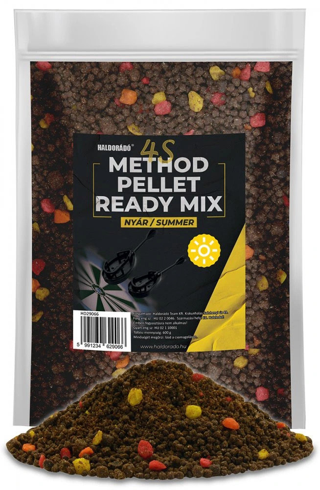 Haldorádó Method Pellet Ready Mix 4S 600 g Letné