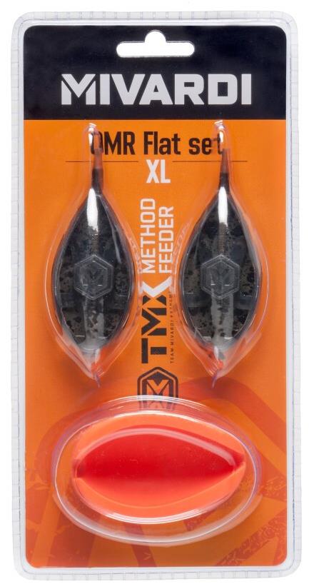 Mivardi sada kŕmidiel Method Feeder set QMR Flat XL (50 g + 60 g + mould)