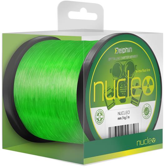 Delphin Nucleo Fluo zelený 1200 m 0,28 mm