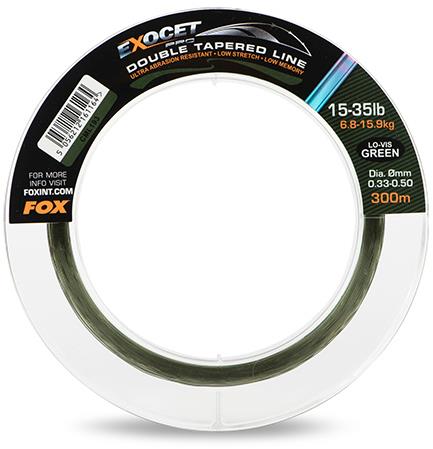 Fox Exocet Pro Double Tapered Mainline 300 m, 0,26 mm, 0,50 mm, 10 – 35 lb