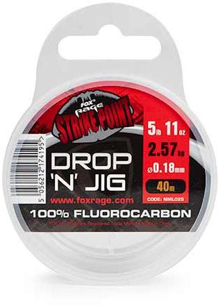 FOX Strike Point Drop Jig Fluro 40 m 0,35 mm 16,58 lb