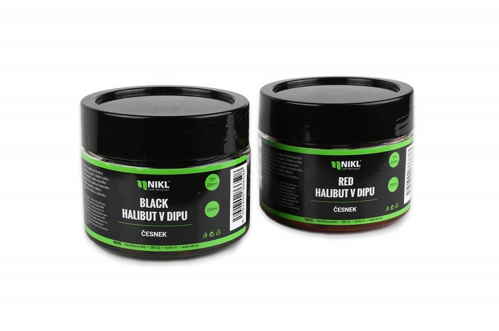Nikel Pelety Black Halibut v dipe Scopex & Squid, 250 g, 15 + 20 mm
