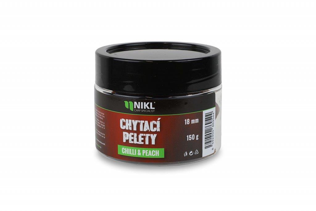 Nikel Chytacie pelety Chilli & Peach, 150 g, 18 mm