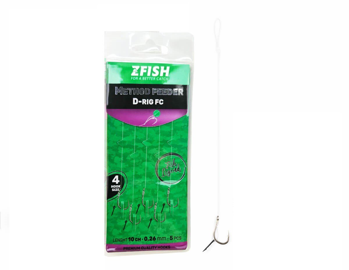 Zfish Nadväzec Method Feeder D-Rig Veľkosť 6 5 ks