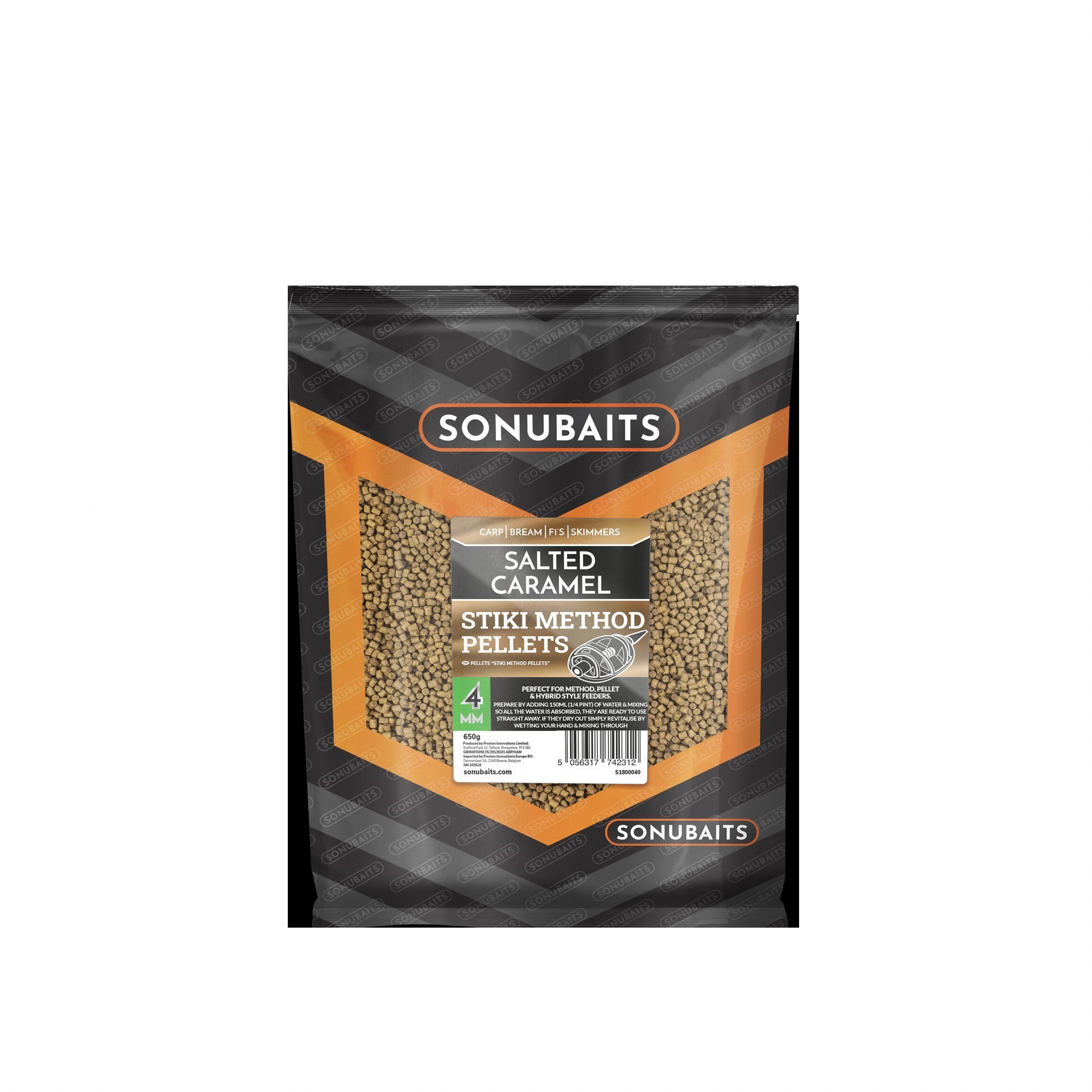 Sonubaits Stiki Method Pellet Salted Caramel 600 g 4 mm