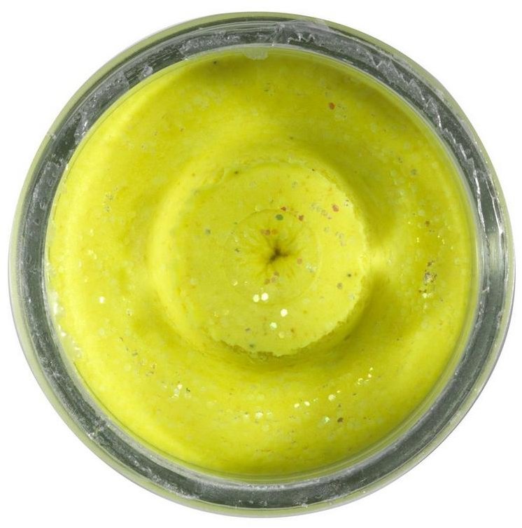 Berkley Cesto Powerbait Natural Glitter Trout Dough Garlic Sunshine Yellow 50 g