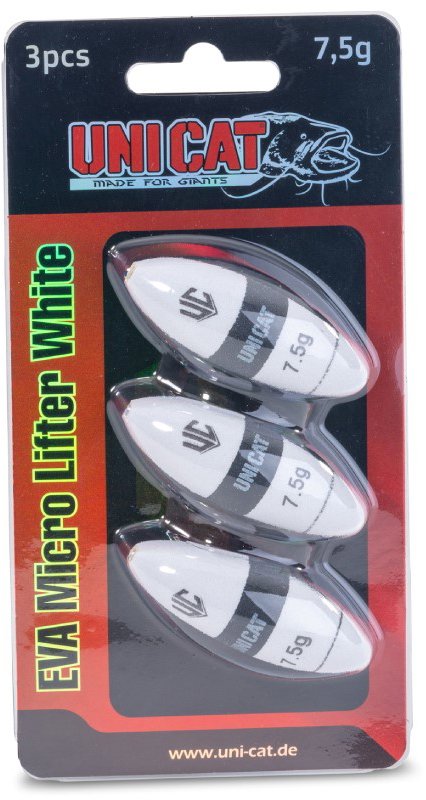 Uni Cat Podvodní splávek EVA Micro Lifter White 1,5 g 3 ks