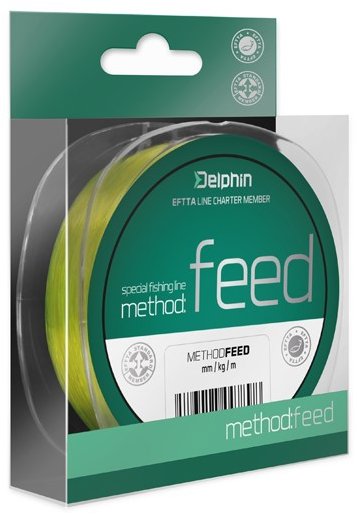 Delphin Vlasec METHOD FEED Žltý 150 m, 0,28 mm 6,5 kg