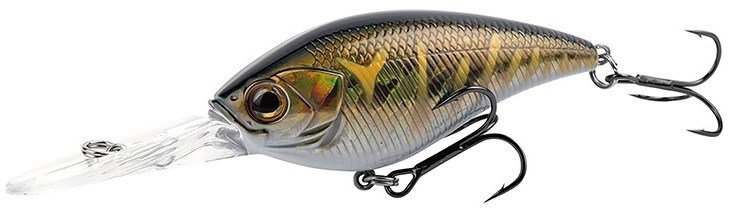 Shimano Wobler Yasei Cover Crank F MR 7 cm Brown Gold Tiger
