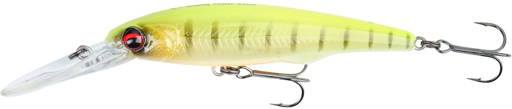 Savage Gear Wobler Gravity Twitch DR 8,3 cm 11 g SP Fluór Yellow Tiger