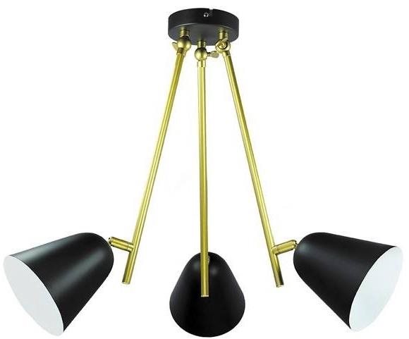 Rabalux – Luster na tyči ALDER 3× E14/40 W/230 V