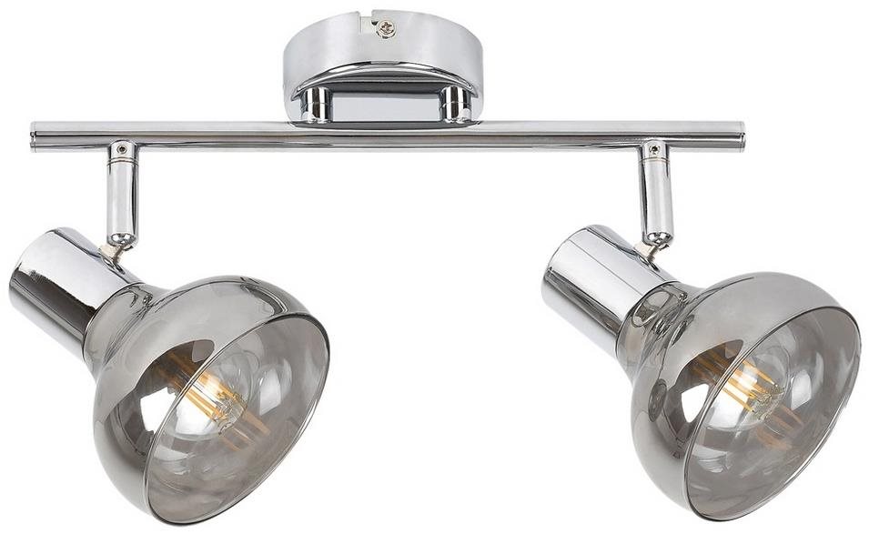 Rabalux – Bodové svietidlo HOLLY 2× E14/40 W/230 V lesklý chróm