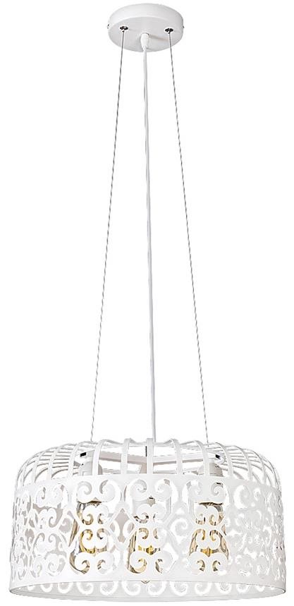Rabalux – Luster 3× E27/60 W/230 V biely