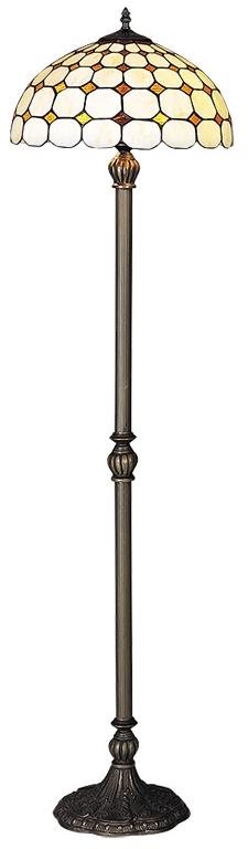 Rabalux – Tiffany vitrážová stojacia lampa 2× E27/60 W/230 V