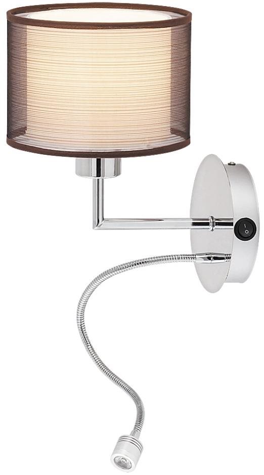 Rabalux – Nástenné svietidlo E27/60 W + LED/1 W