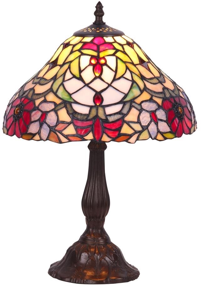 Rabalux – Tiffany vitrážová stolná lampa 1× E27/60 W/230 V