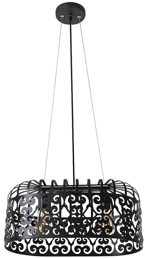 Rabalux – Luster 2× E27/60 W/230 V Čierny