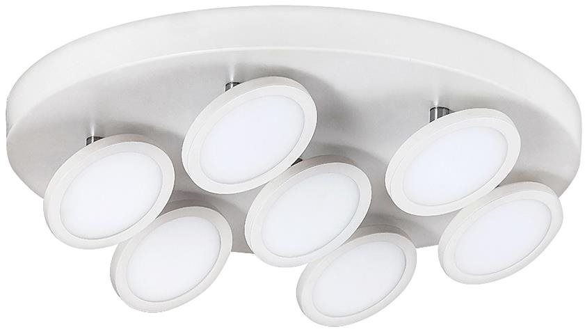 Rabalux – LED Stropné svietidlo 7× LED/6 W/230 V biele
