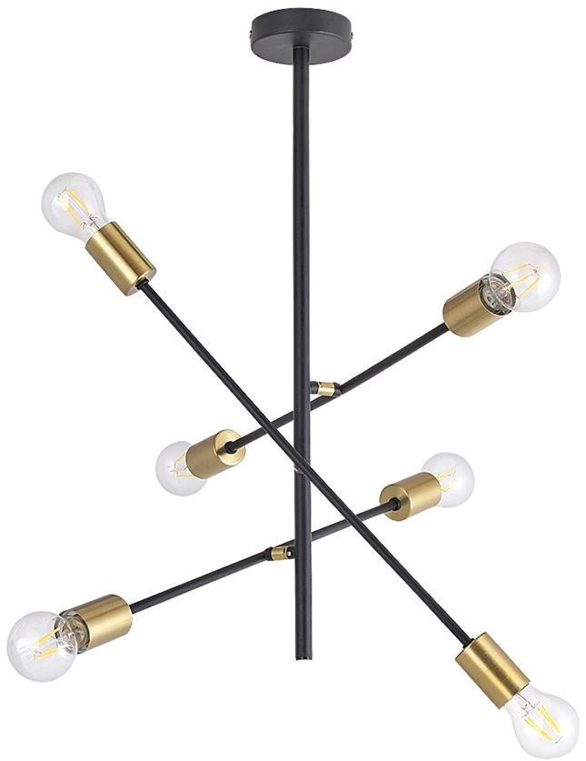Rabalux – Luster na tyči 6× E27/15 W/230 V