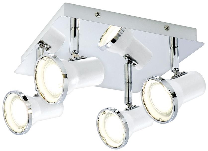 Rabalux – LED Kúpeľňové bodové svietidlo 4× GU10/4,5 W/230 V IP44