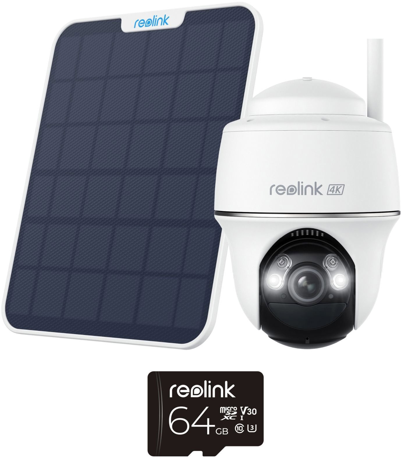 Reolink Argus Series B440 + Solar Panel + 64 GB