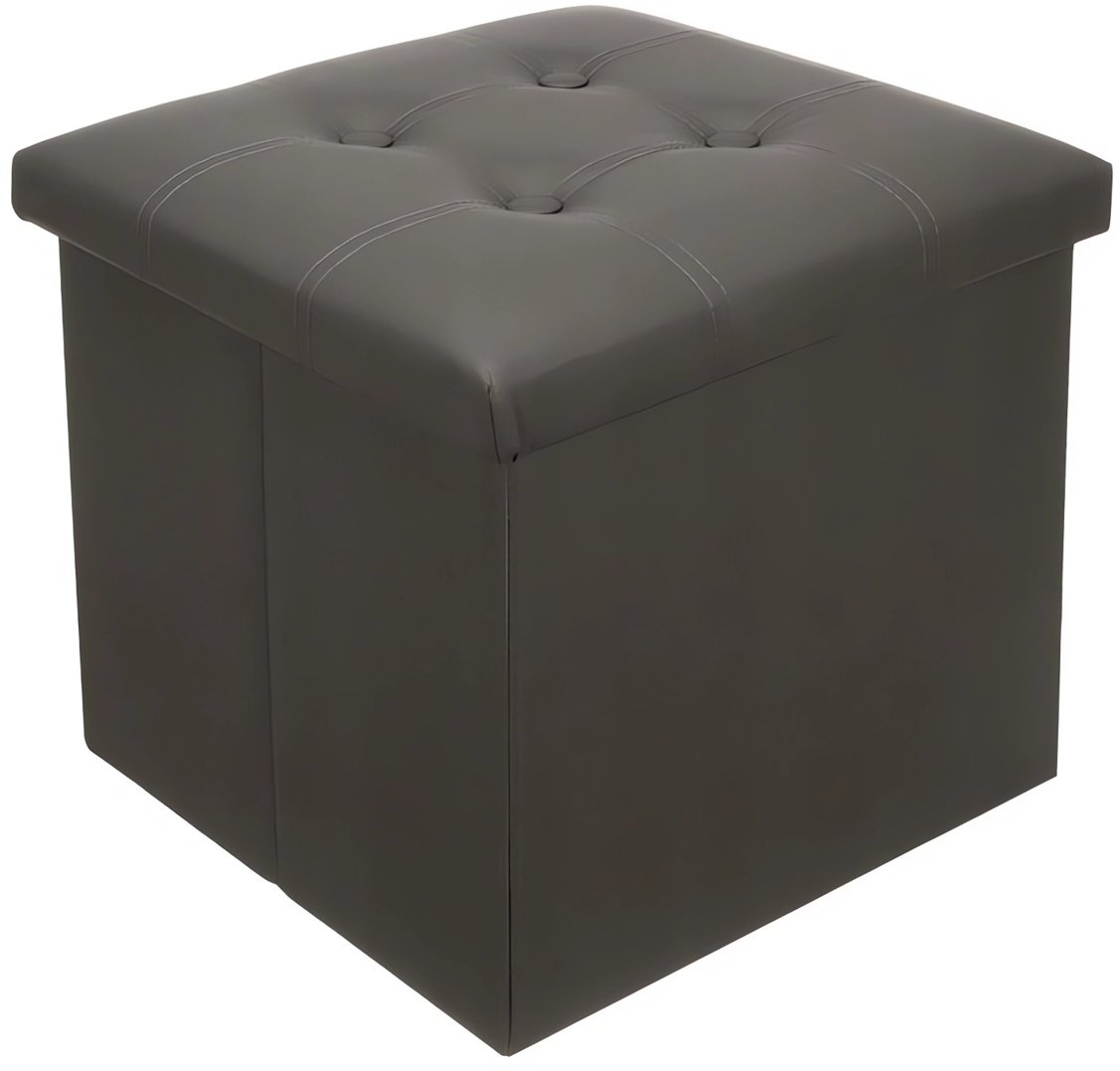 Ruhhy 25780 Taburet s úložným prostorem 38 × 38 cm, šedý