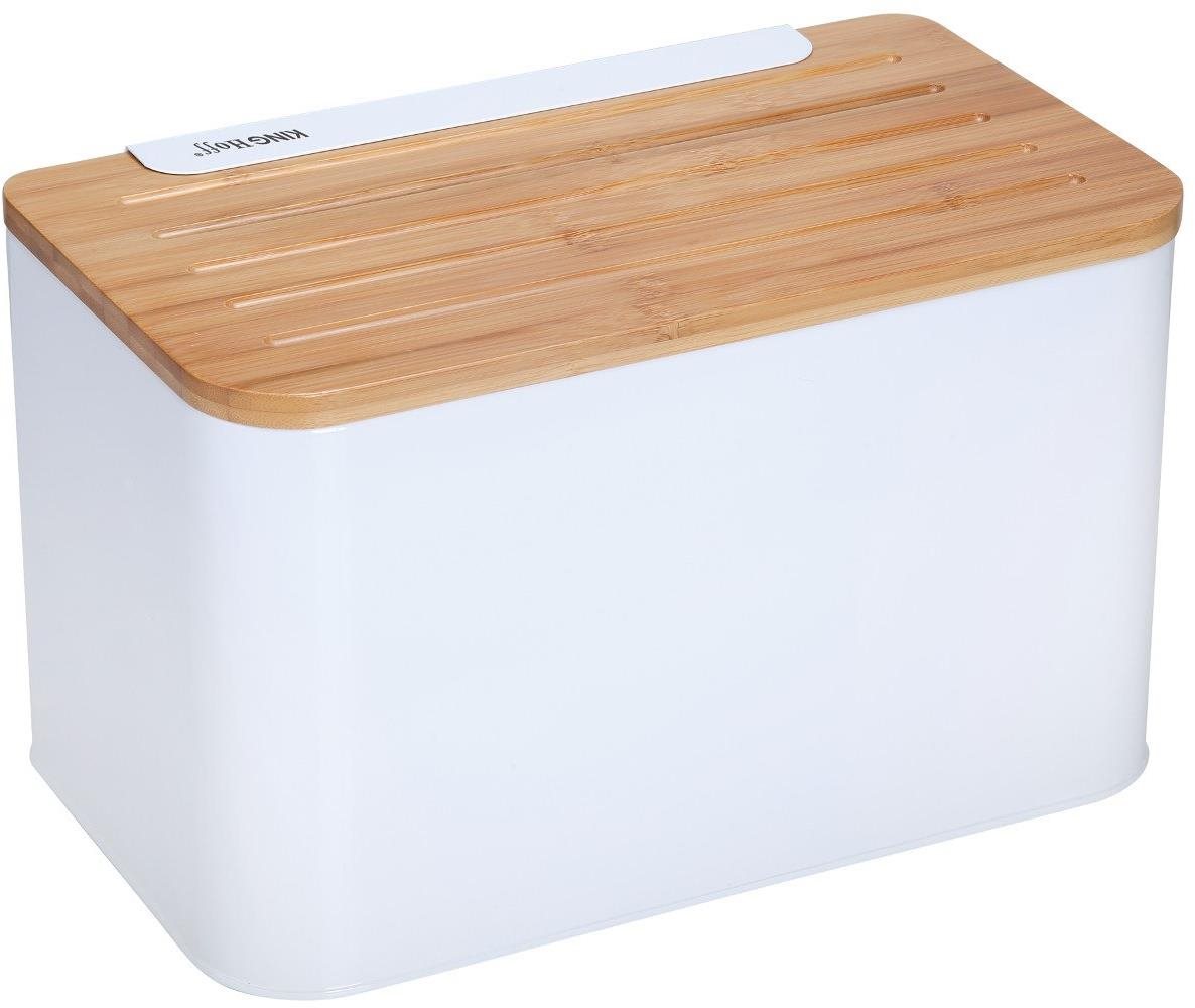 Chlebník s doskou White Kh-1072