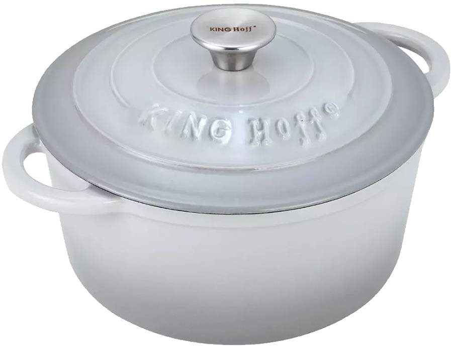 Smaltovaný liatinový hrniec 21 cm Kinghoff Kh-1520