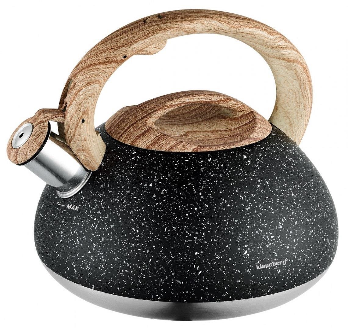 Kanvica s píšťalkou 2,7 l Kb-7282 Granit Wood