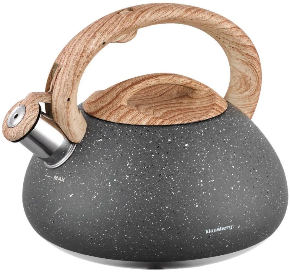 Kanvica s píšťalkou 2,7 l Kb-7250 Granit Wood