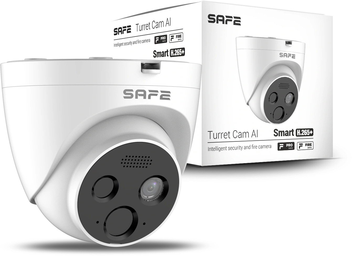 SAFE Turret Cam AI, biela