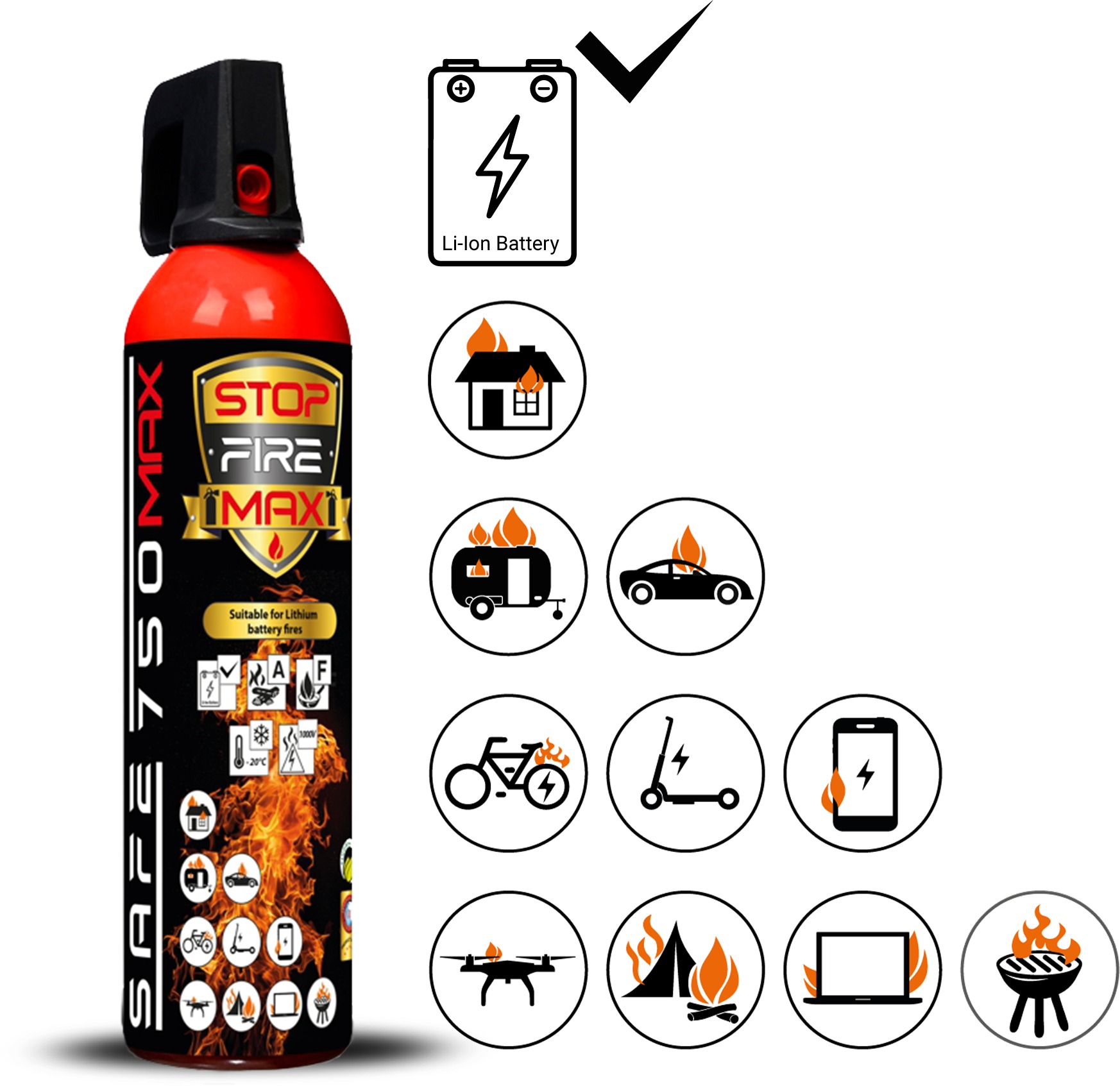 SAFE – Hasiaci sprej SAFE 750 MAX