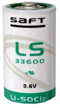 SAFT LS33600 lítiový článok 3,6 V, 17000 mAh