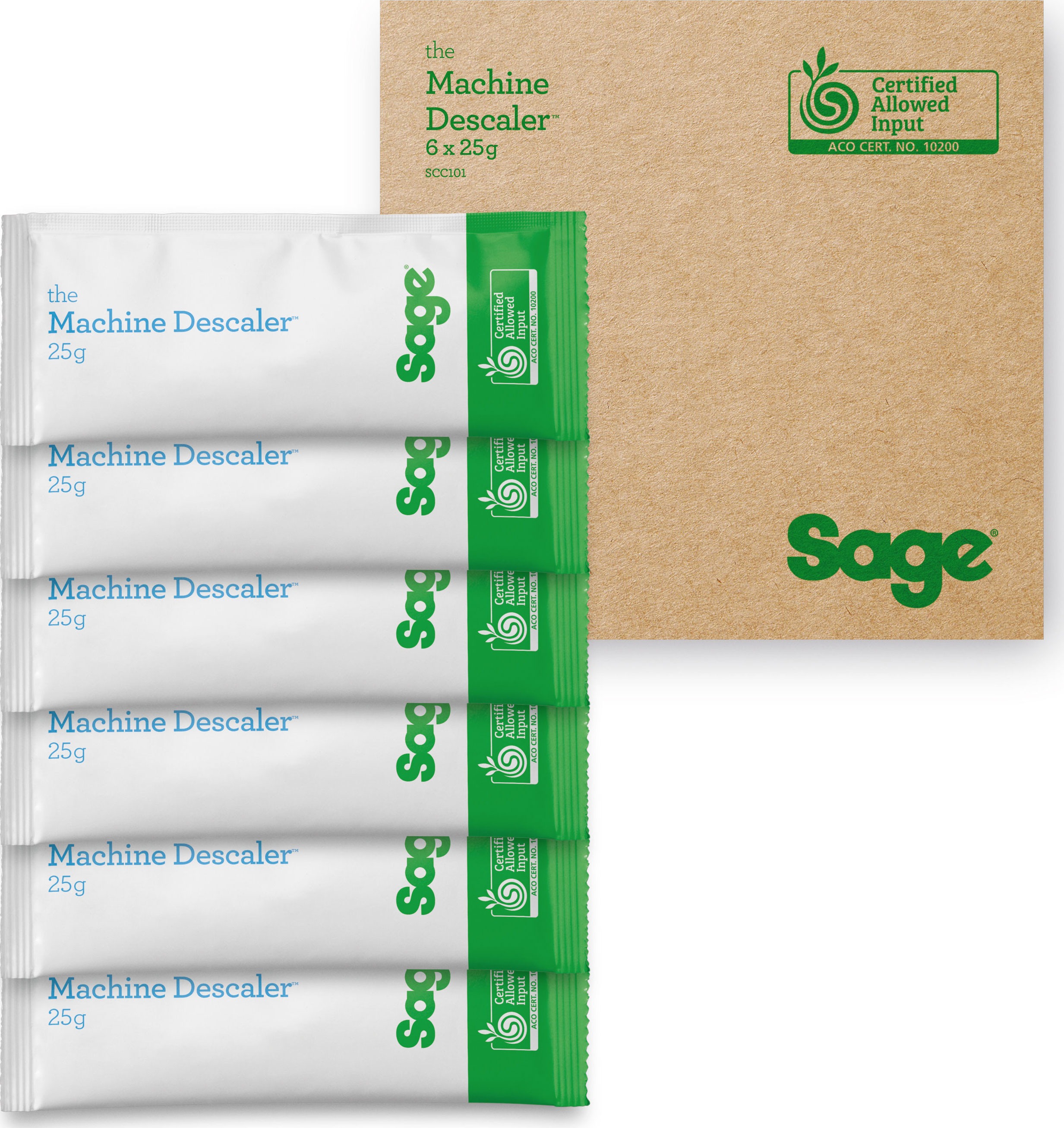 SAGE SCC101 ECO Odvápňovač 6 ks