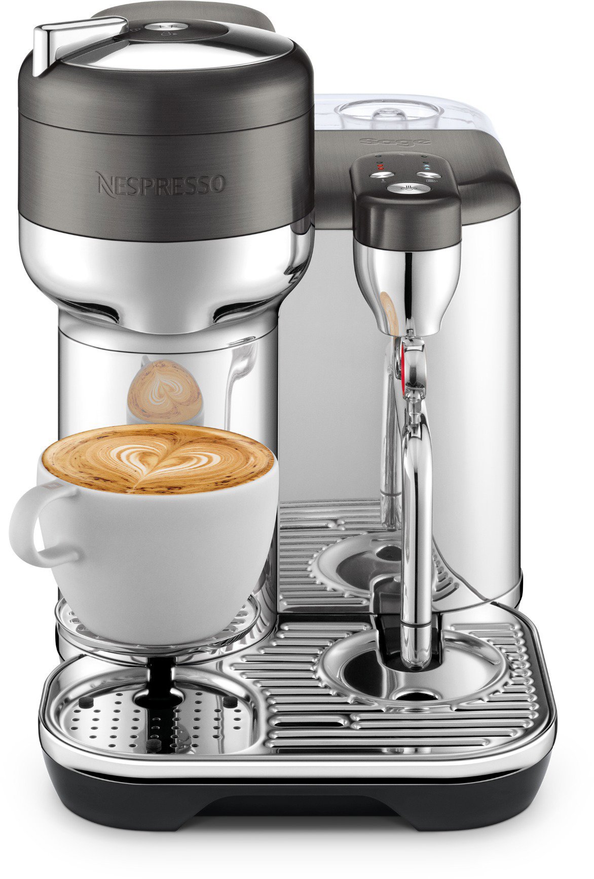 Nespresso Sage Creatista Vertuo Black Stainless Steel