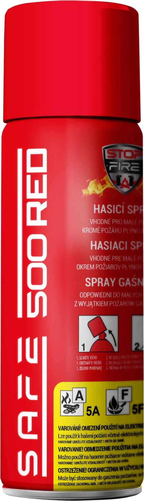 SAFE HOME Hasiaci sprej Safe 500 Red